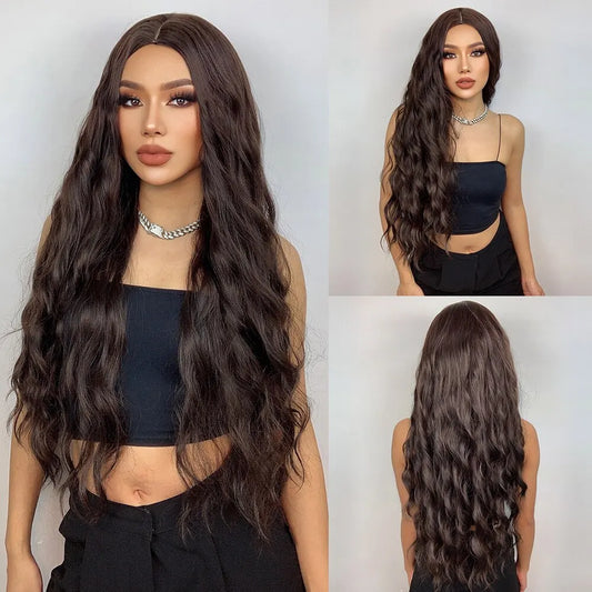 Synthetic Hair Curly Wavy Wig